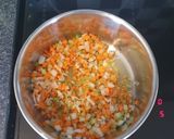 A picture of step 1 of White bolognese.