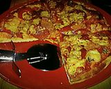 A picture of step 10 of Tex's Meat Lover's Pizza 🍕🐷🐮🐔🧀.