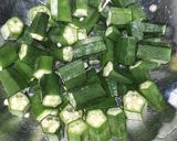 ভিন্ডি সব্জী (bhindi sabji recipe in Bengali) রেসিপির ধাপ 1 ছবি