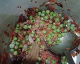 A picture of step 4 of Peas Pulav.