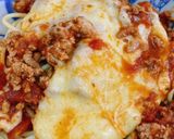 Hình bước làm 4 của món Mì Ý Bò Bằm Phomai Mozzarella