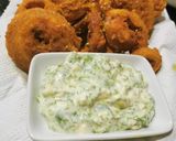 Foto del paso 3 de la receta: Aros de Cebolla relleno con Queso