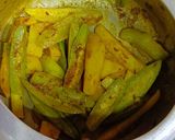 A picture of step 5 of Pointed Gourd (Parval) Sabji.