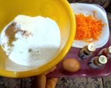 A picture of step 1 of Zestycarrot Pancake.