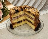 Foto del paso 25 de la receta: 💍🍰Torta de aniversario 🍰 Bizcochuelo, rellenos y cobertura 🍰 Fácil y delicioso, para sorprender 🍰💍