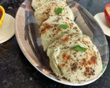 A picture of step 5 of Moong Dal Idlis.