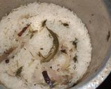 A picture of step 2 of Bagara Rice.