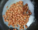 A picture of step 1 of Peanuts ki Chutney.