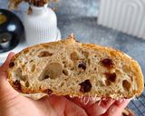 Foto langkah ke 16 dari resep Cranberries Sourdough Bread 77%.