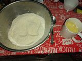 Tarta de puerro, jamón y queso