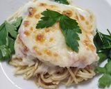 صورة لخطوة 7 من وصفة طريقة عمل المكرونه بالبشاميل 😋