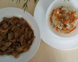 Foto langkah ke 4 dari resep Nasi Tim Jamur rice cooker.