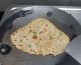 A picture of step 4 of Jowar Coriander Paratha.