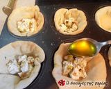 A picture of step 11 of Bouyiourdi in a dough bowl alla Conna.