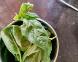 A picture of step 1 of Basil Cold Pasta.