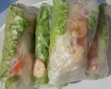 Foto langkah ke 4 dari resep Vietnam spring roll.