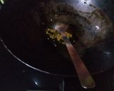 A picture of step 2 of Pumpkin ki sbji.