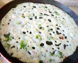 A picture of step 2 of Rava Dosa.
