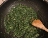 Őszi kecskesajtos, spenótos tészta recept fázis 2 fotója