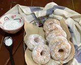 Foto langkah ke 8 dari resep Donat Klasik Ginuk-ginuk ala mba Rhinie’s Kitchen.