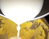 A picture of step 1 of Mango smoothie.