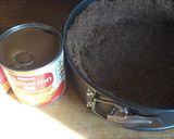 A picture of step 2 of Banoffee pie my way.