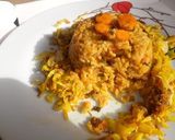 A picture of step 4 of Moringa jallof rice.