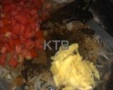 A picture of step 8 of Beef kofta Biryani.