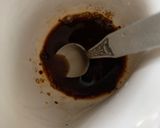 A picture of step 2 of Indian Cappuccino without frother.