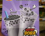 A picture of step 1 of Taro Brown Sugar Bubble Milk Tea from Taiwan.