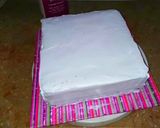 A picture of step 5 of Fresh vanilla chocolate cake.