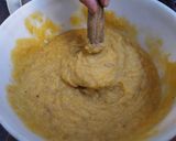 A picture of step 10 of Pork Shoulder with Mustard, Spiced Plums, and Orange Sweet Potato Mash.