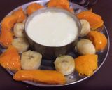A picture of step 1 of Mango banana shake (without sugar & ice).
