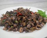 Foto langkah ke 7 dari resep Cumi Kemangi Pedas.