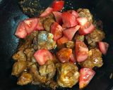 A picture of step 4 of Balti Gosht.