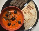 Foto del paso 1 de la receta: Muhammara (crema siria de pimientos y nueces). Versión súper fácil
