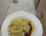 Hình bước làm 4 của món Mì trộn opla