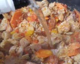 Foto del paso 3 de la receta: Estofado de cerdo con chorizo y guisantes