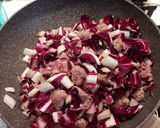 A picture of step 3 of Lasagna with Radicchio and Sausage.