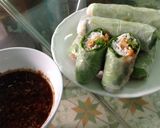 Hình bước làm 5 của món Bì cuốn chay