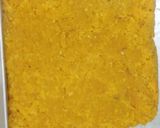 A picture of step 6 of Mango burfi.