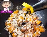 Foto langkah ke 5 dari resep Vegan Pumpkin Rice alaMetut 👩‍🍳.