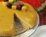 A picture of step 17 of Mango Cheesecake no bake.