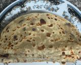 A picture of step 1 of Onion and dhania chapati.