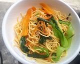 Hình bước làm 4 của món Mì trộn phô mai
