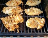 A picture of step 4 of Holmestead Cookin': Breaded Honey Mustard Chicken.