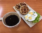 รูปขั้นตอนการทำที่ 3 ของ Banana Waffle #ไม่แป้ง #ไม่น้ำตาล #ไม่เนย