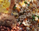 Foto langkah ke 7 dari resep Nasi Goreng Pelangi.