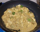 A picture of step 7 of Shahi Paneer.