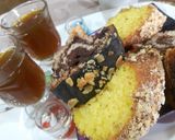 صورة لخطوة 9 من وصفة كيك ببيضتين محشي مربى بذوق الفريز والفاني 🐼🌹👍